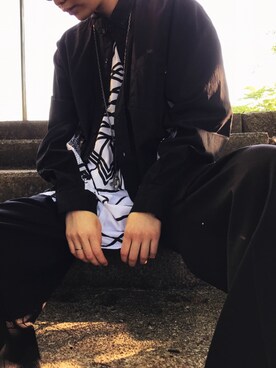 「THE TEST（ザ テスト）のアイテム」を使った、Ryeさん（メンズ・158cm）の春コーディネート