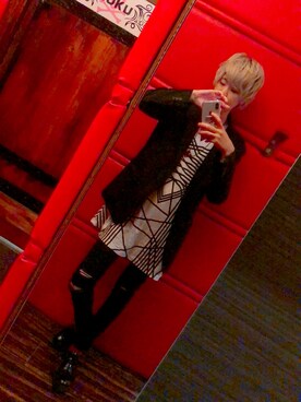 「PARADOX（パラドックス）のアイテム（トップス）」を使った、Ryeさん（メンズ・158cm）の夏コーディネート