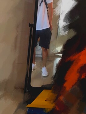 「RIPNDIP（リップンディップ）のアイテム（パンツ）」を使った、hhwさん（メンズ・176cm）の夏コーディネート