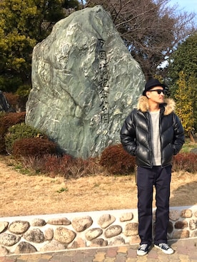 matsuuraさん（メンズ・189cm）の冬コーディネート