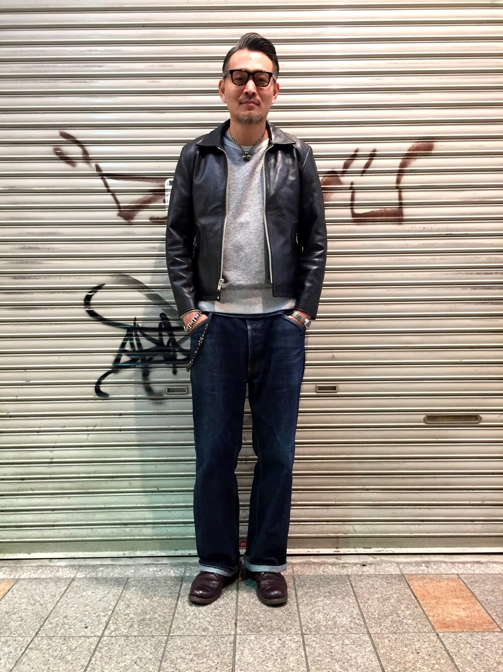 matsuura(Schott TOKYO-BAY)｜schottのライダースジャケットを使った
