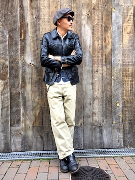 matsuuraさん（メンズ・189cm）の春コーディネート