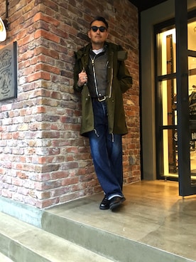 「RED WING（レッドウィング）のアイテム（その他シューズ）」を使った、matsuuraさん（メンズ・189cm）の秋コーディネート