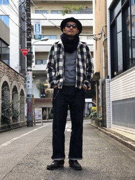 matsuuraさん（メンズ・189cm）の冬コーディネート