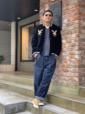 matsuuraさん（メンズ・189cm）の秋コーディネート