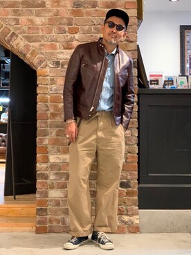 matsuuraさん（メンズ・189cm）の秋コーディネート