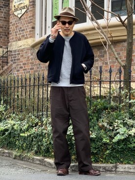 matsuuraさん（メンズ・189cm）の冬コーディネート