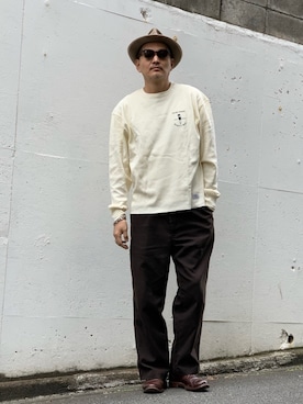 「GLADHAND」｜matsuuraさん（メンズ・189cm）の冬コーディネート