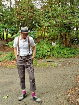 Go店長さん（メンズ・179cm）の夏コーディネート