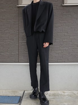 「ADER error（アーダーエラー）のアイテム（ジャケット/アウター）」を使った、zu-yan さん（メンズ・168cm）の春コーディネート