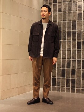 清水 流石さん（メンズ・178cm）の秋コーディネート