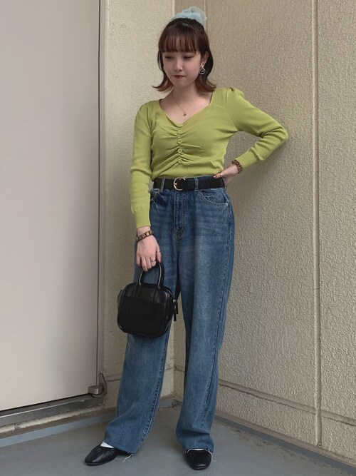 ションピー Wegoのニット セーターを使ったコーディネート Wear