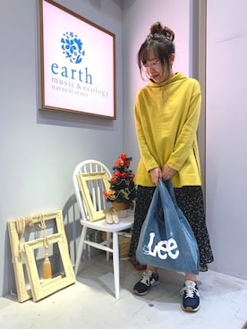 「LEE」｜「アイテム（チュニック）」を使った、yuuuboooさん（レディース・158cm）の冬コーディネート