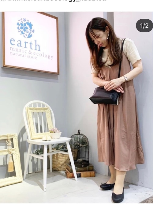 Yuuubooo Earth Music Ecology Earth Music Ecologyのワンピースを使ったコーディネート Wear