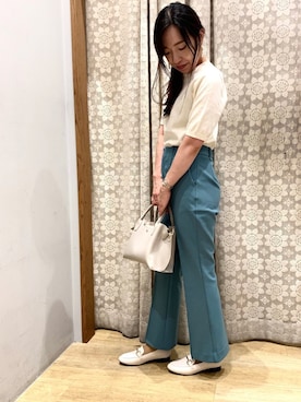 「Lee（リー）のアイテム（トップス）」を使った、yuuuboooさん（レディース・158cm）の秋コーディネート