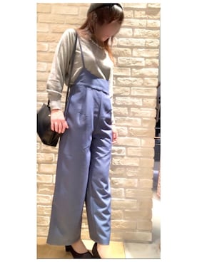 「おとなコーデ」｜「アイテム（ハンチング/ベレー帽）」を使った、yuuuboooさん（レディース・158cm）の秋コーディネート