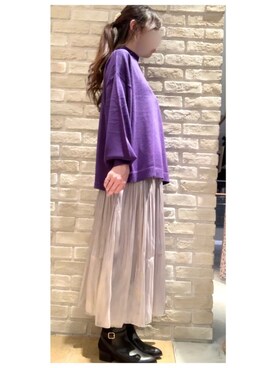 「リバーシブルスカート」｜yuuuboooさん（レディース・158cm）の秋コーディネート
