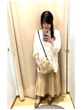 「リバーシブルスカート」｜yuuuboooさん（レディース・158cm）の秋コーディネート