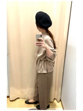 「千鳥柄」｜yuuuboooさん（レディース・158cm）の秋コーディネート