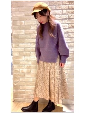「オリエンタルトラフィック」｜「アイテム（帽子）」を使った、yuuuboooさん（レディース・158cm）の秋コーディネート