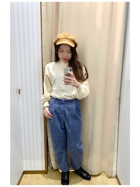 「袖レース」｜yuuuboooさん（レディース・158cm）の秋コーディネート