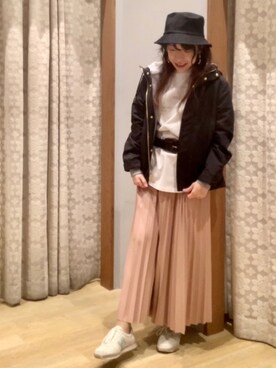 「Lee」｜「アイテム（マウンテンパーカー）」を使った、yuuuboooさん（レディース・158cm）の冬コーディネート