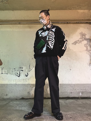 John's by Johnny スケルトン リバーシブル 刺繍 ジャケット 20200112153235196_320.jpg