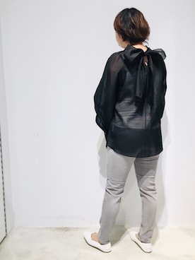 「Rougevif」｜「アイテム（その他シューズ）」を使った、okanoさん（レディース・156cm）の春コーディネート