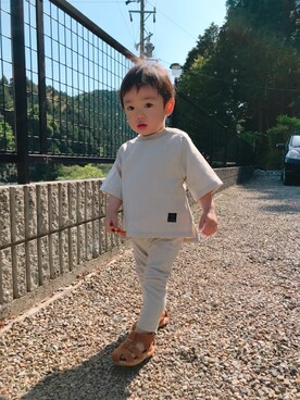 k.kさん（キッズ・80cm）の春コーディネート