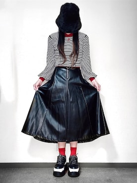 くぅさん（レディース・164cm）の秋コーディネート