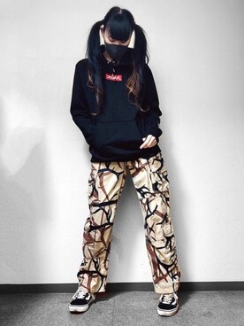 X-girl（エックスガール）の「X-girl x MADE ME CARGO PANTS（その他 