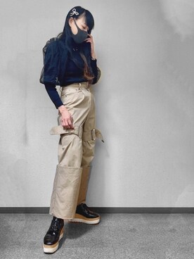 くぅさん（レディース・164cm）の冬コーディネート