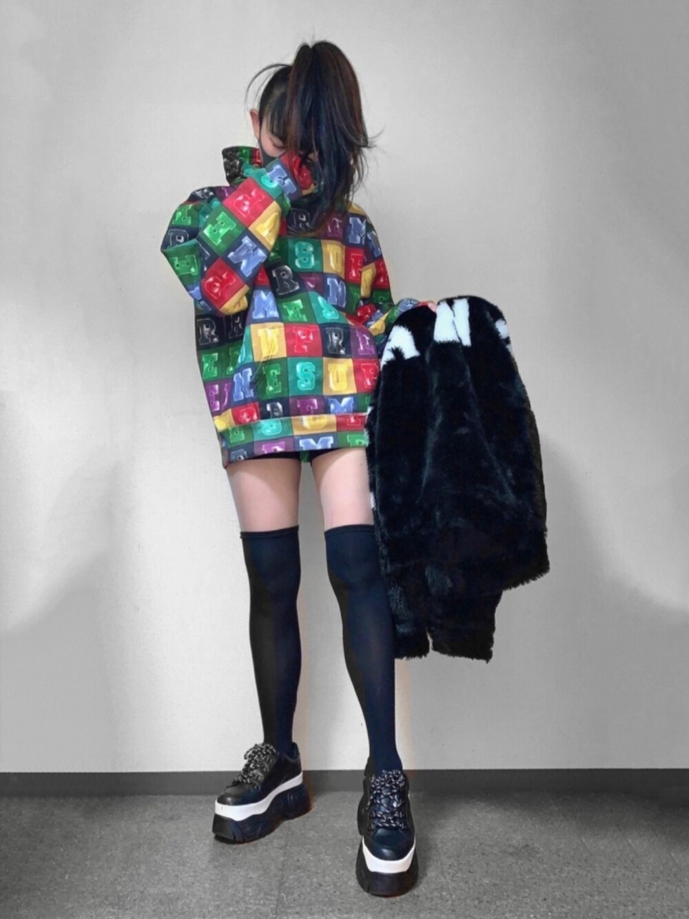 GYDA♡FRANCES, フェイクファーボンバージャケット ジェイダ GYDA FRANCESフェイクファーボンバージャケット