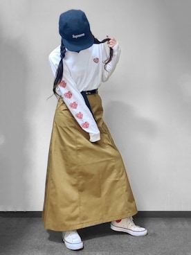 くぅさん（レディース・164cm）の春コーディネート