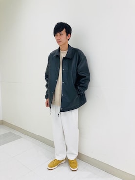 「BEAUTY&YOUTH UNITED ARROWS（ビューティーアンドユースユナイテッドアローズ）のアイテム（その他アウター）」を使った、國田　健斗さん（メンズ・178cm）の冬コーディネート