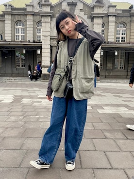「新竹」｜pinhsuan🇹🇼さん（レディース・152cm）の冬コーディネート