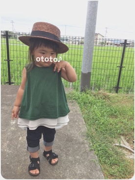 おと♪さん（キッズ・80cm）の夏コーディネート