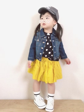 おと♪さん（キッズ・90cm）の春コーディネート