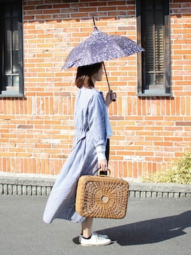 「アイテム（長傘）」を使った、SPICE OF LIFEさん（レディース・157cm）の夏コーディネート