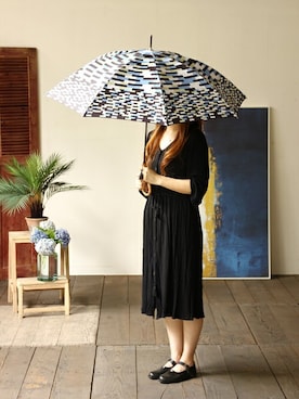 「アイテム（長傘）」を使った、SPICE OF LIFEさん（レディース・157cm）の秋コーディネート