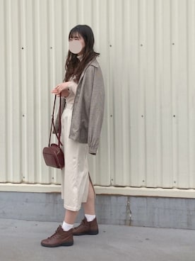 「EMMA  CLOTHES」｜「アイテム（ブーツ）」を使った、nareさん（レディース・169cm）の春コーディネート
