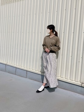 「パパのお下がり」｜nareさん（レディース・169cm）の春コーディネート