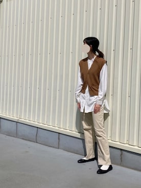 「パパのお下がり」｜nareさん（レディース・169cm）の春コーディネート