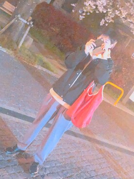 「Dr. Martens（ドクターマーチン）のDr.Martens / ドクターマーチン 1461 3EYE GIBSON SHOE 3ホール ギブソン シューズ ブーツ（ブーツ）」を使った、あつしさん（メンズ・178cm）の春コーディネート