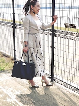 「beige，（ベイジ）のアイテム」を使った、cacoさん（レディース・161cm）の春コーディネート