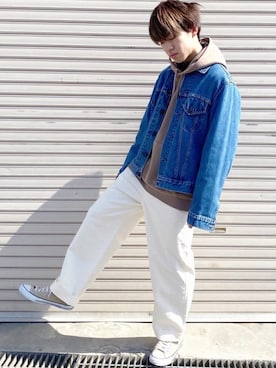 「アイテム（雑誌）」を使った、つぐ吉さん（メンズ・172cm・10代）の春コーディネート