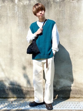 つぐ吉さん(メンズ・172cm)の春コーディネート