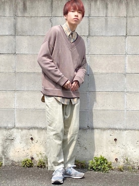 つぐ吉さん（メンズ・172cm）の春コーディネート