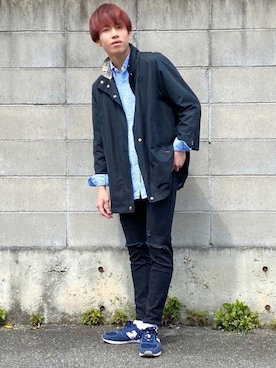 「アイテム（雑誌）」を使った、つぐ吉さん（メンズ・172cm・10代）の春コーディネート