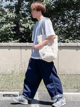 「アイテム（雑誌）」を使った、つぐ吉さん（メンズ・172cm・10代）の春コーディネート